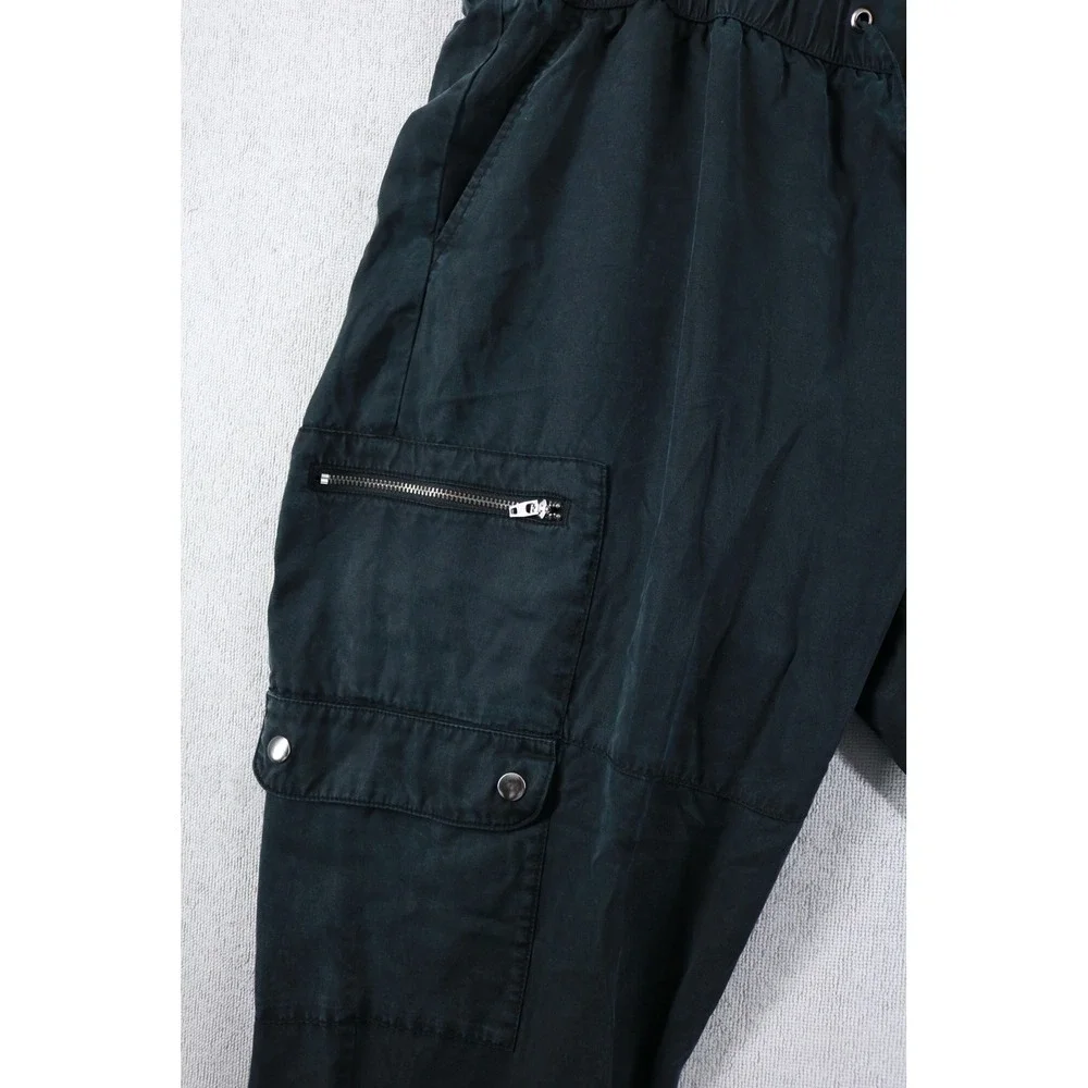 Banana Republic Soft Cargo Ten Jogger Pants Mens XL Black 536089-01 Lyocell